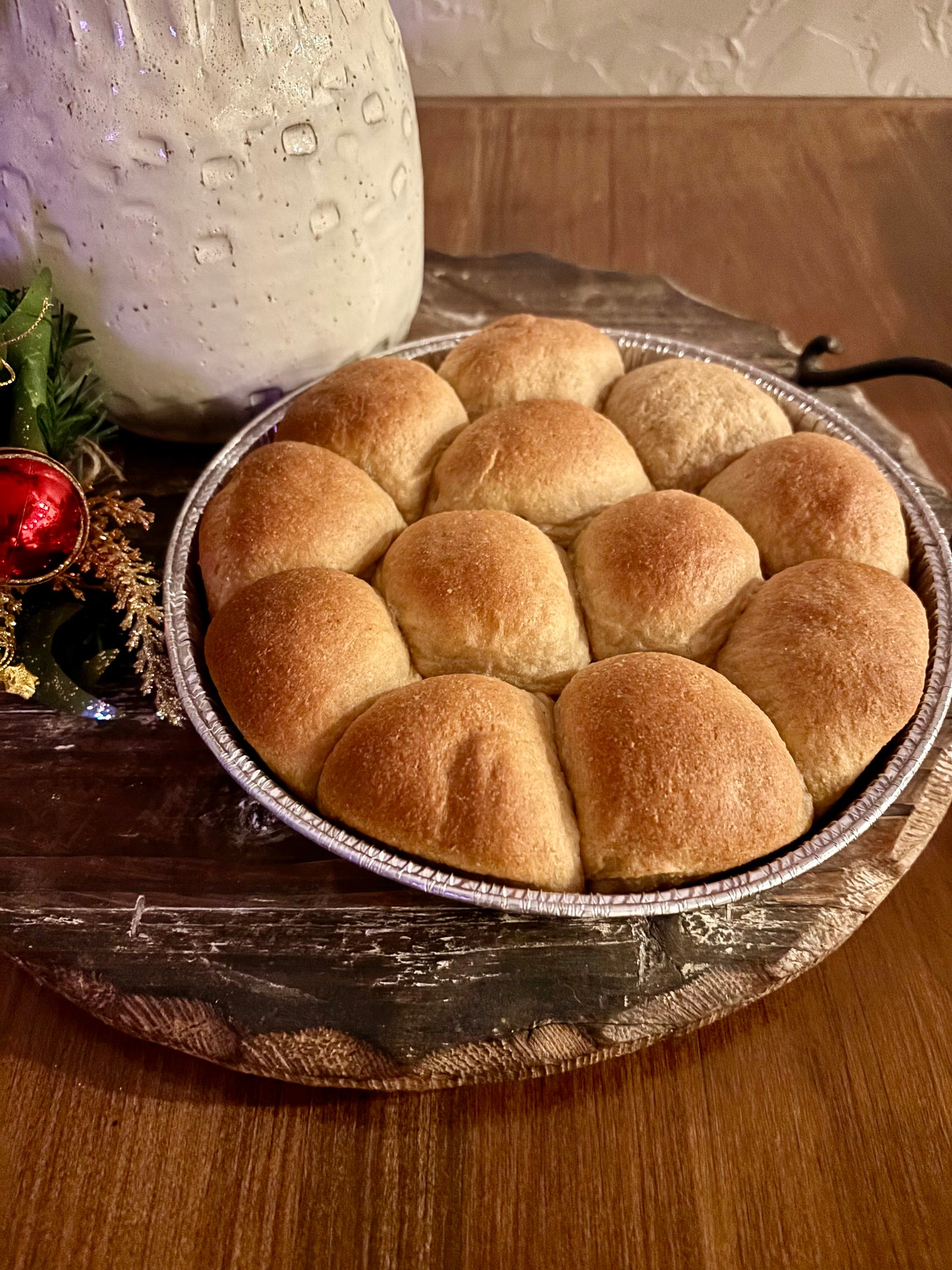 Fresh Mill Flour Wheat Rolls One Dozen