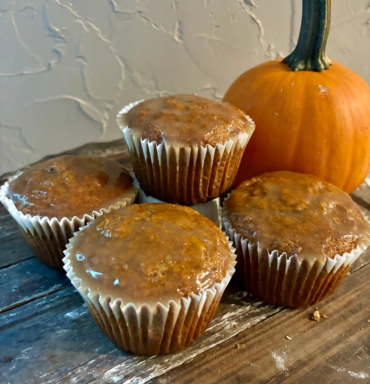 Fresh Milled Flour Pumpkin Banana Muffins