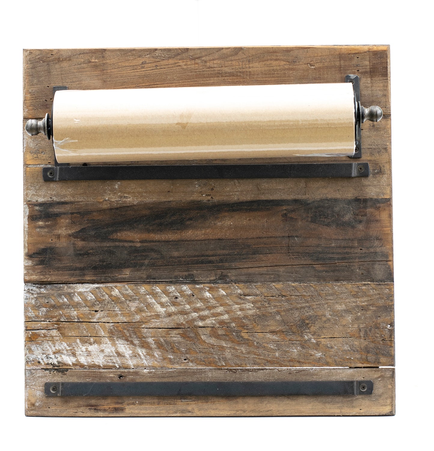 Wood and Metal Rolling Note Board