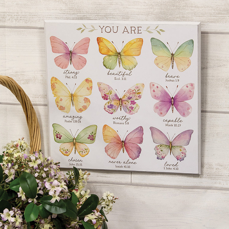 Butterfly Grid Sign