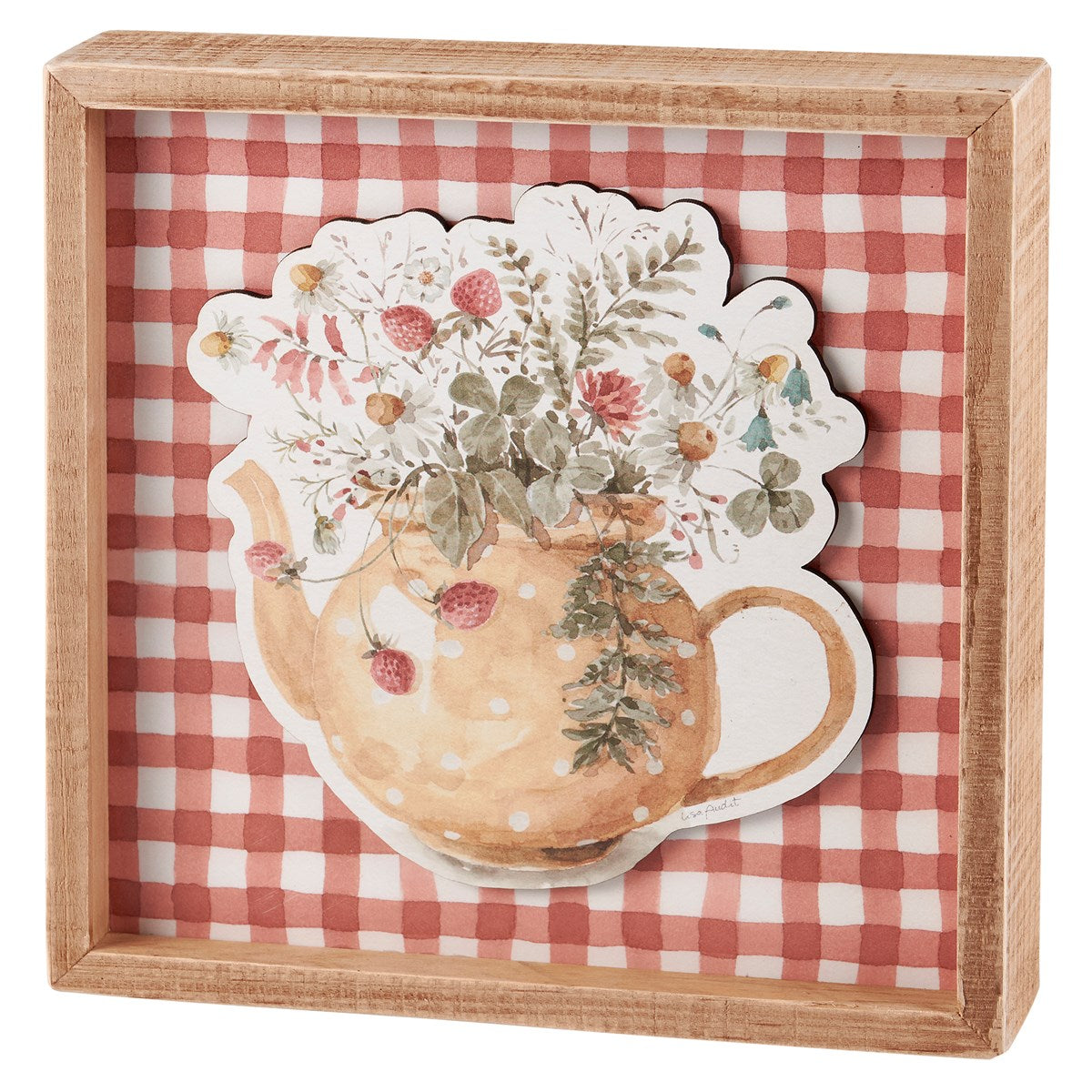 Teapot Inset Box Sign