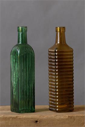 Vintage Look Glass Bottles